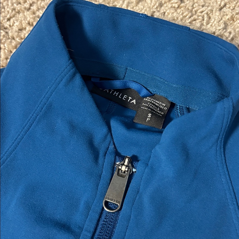 Athleta Salutation Jacket Blue S/657490 - image 4